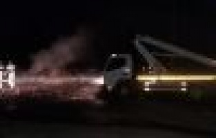 Yanan kabuklar korkuttu