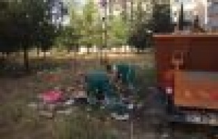 Yapılan haber sonrası belediye ekipleri harekete geçti