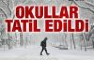 Yarın okullar tatil 