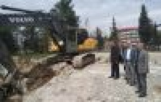 Yeni halk eğitim merkezinin inşaatına başlandı