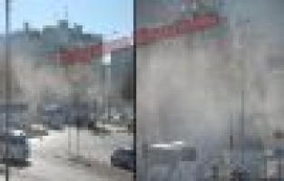 Yıkılan Binadan Çıkan Toz, Çevreyi Olumsuz Etkiliyor