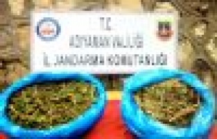 Yol kenarında 16 kilo esrar bulundu