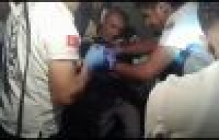 Yüksekten düşen işçinin kalçasına demir çubuk saplandı