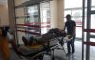 Yüksekten düşen kadın yaralandı  