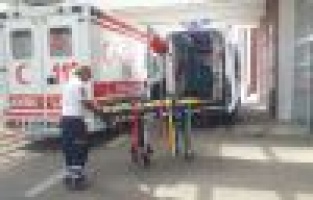 Yüksekten düşen kadın yaralandı