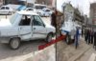 Zırhlı Araç ile Otomobill Çarpıştı