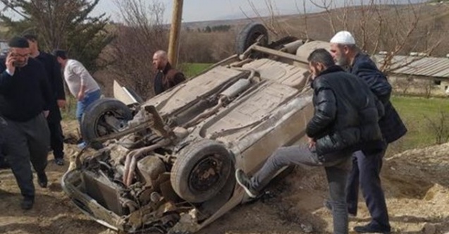 Otomobil takla attı: 1 yaralı