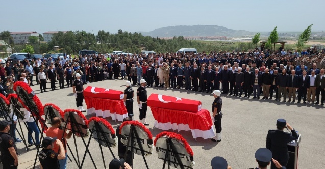 Adıyamanda, şehit polisler için tören düzenlendi