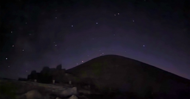 Nemrut Dağı'nda meteor yağmurunun görsel şöleni