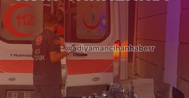 Rögar çukuruna düşen motosikletin sürücüsü ağır yaralandı