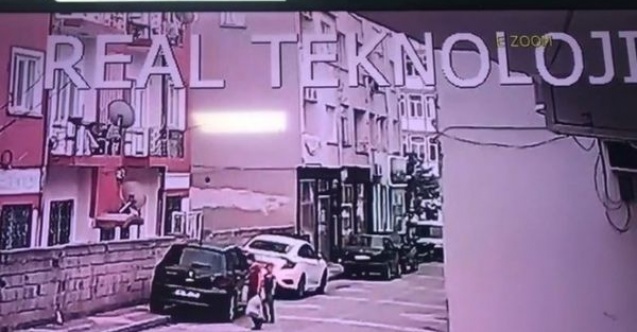 4üncü kattan otomobilin üzerine düştü