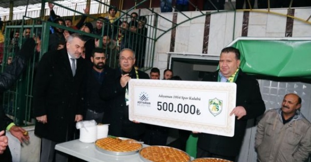 Adıyaman Belediyesinden Adıyaman 1954Spora 500 bin TL