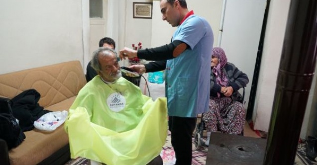 Adıyaman Belediyesinden yaşlılara evde bakım hizmeti