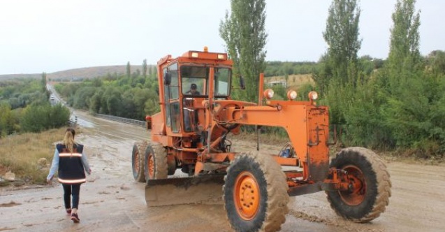 Adıyaman Çelikhan yolunda sel
