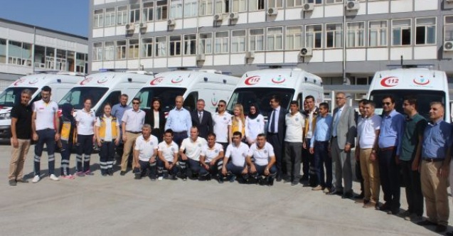 Adıyamanda 5 yeni ambulans hizmete girdi