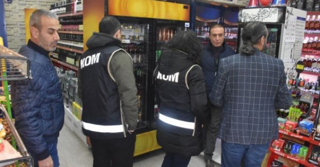 Adıyamanda alkollü mekanlar denetlendi