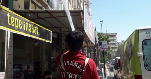 Adıyamanda baca yangını