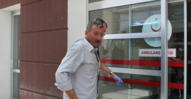Adıyamanda bir şahıs baba ve erkek kardeşini darp etti