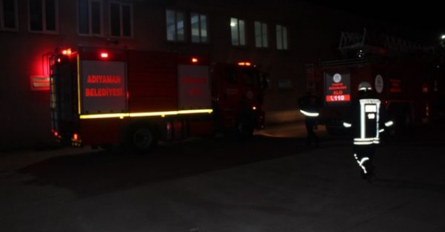 Adıyamanda fabrika yangını korkuttu 