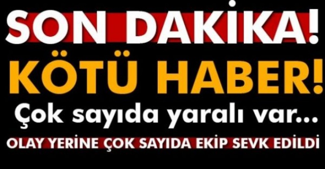 Adıyamanda, feci kaza çok sayıda yaralı var