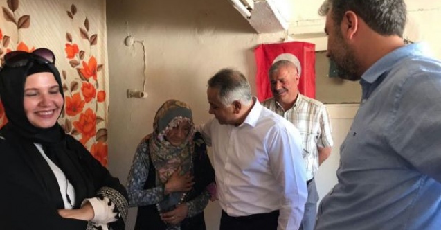 Adıyamanda Sıdıka nineye yoğun ilgi