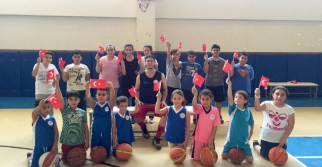 Adıyamanlı minikler basketbolu sevdi