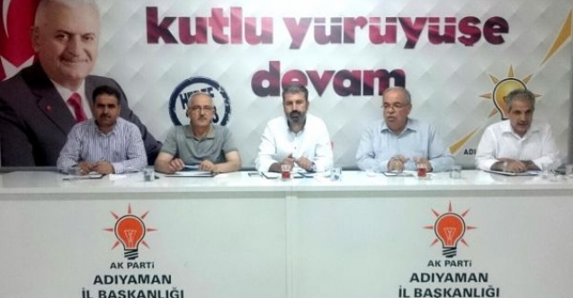 AK Parti Milletvekili İsmail Bilen kongre süreciyle ilgili teşkilat mensuplarıyla görüştü