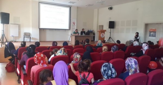 ASP müdürlüğünden, SED yardımı alan ailelere eğitim
