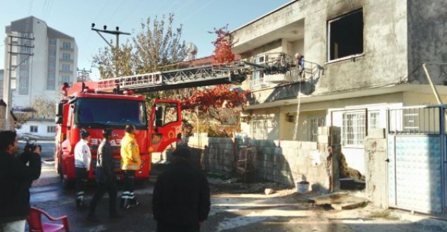 Bacadan sıçrayan ateş yangına neden oldu