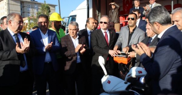 Bakan Faruk Özlü 12 derslik okulun temel atma törenini gerçekleştirdi