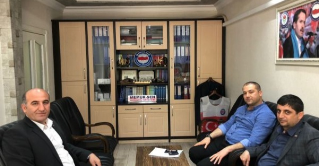 Başkan Aslan Eğitim Bir-Sen yönetimiyle bir araya geldi