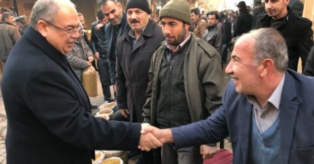 Başkan Kutlu oturakçı pazarı esnafıyla bir araya geldi
