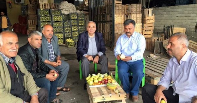 Başkan Kutludan, Hal Esnafına Ziyaret