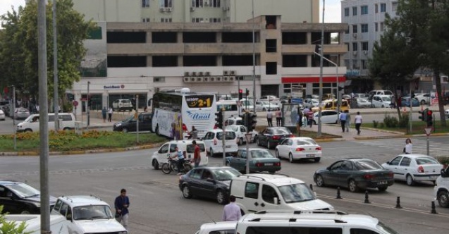 Bayram sonrası Adıyamanda yoğun trafik