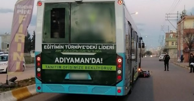Belediye otobüsünün çarptığı bisiklet sürücüsü öldü
