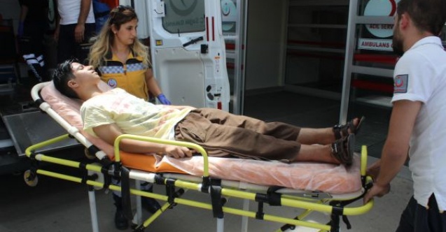 Bisikletin devrilmesi sonucu 1 kişi yaralandı