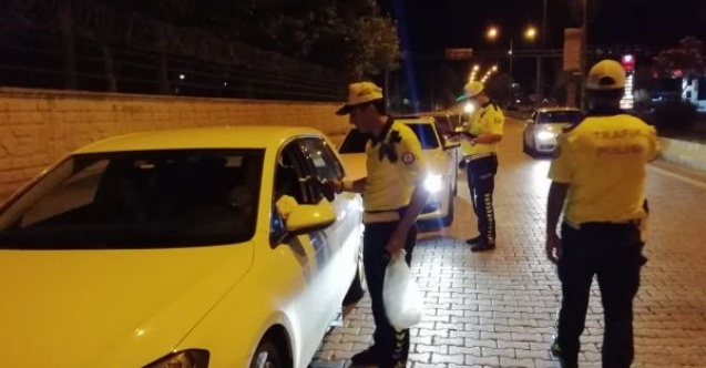 Bölge trafik ekipleri alkol uygulaması yaptı