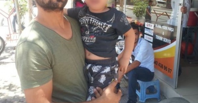 Bulduğu çocuğu biran olsun kucağından indirmedi