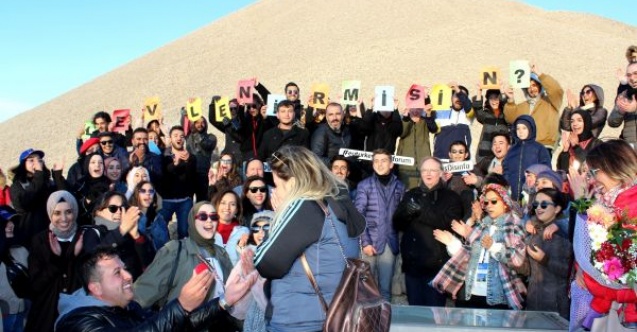 Büyükelçi Berger, Nemrut Dağında romantik evlilik teklifine tanık oldu