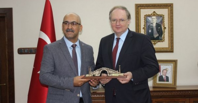 Büyükelçi Cristian Bergerin Adıyaman temasları