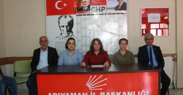 CHP Adıyaman İl Başkanlığından Filistin açıklaması