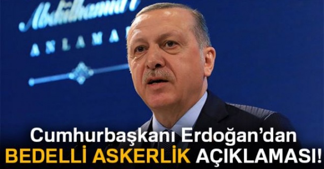 Cumhurbaşkanı Erdoğandan flaş açıklamalar!