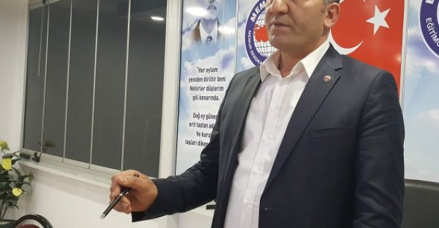 Eğitim Bir-Sen Şube Başkanı Denizden Milli Eğitim açıklaması