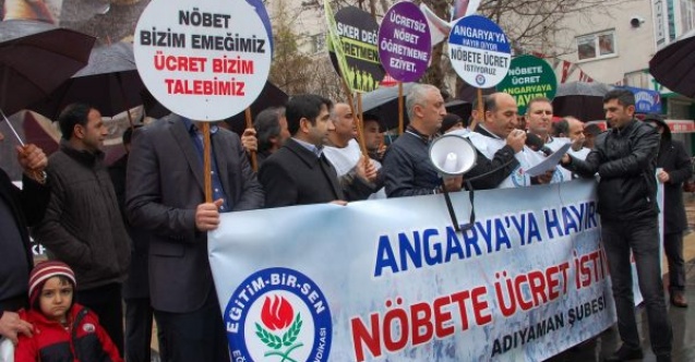 EĞİTİM BİR-SENDEN, NÖBET ÜCRETİ AÇIKLAMASI