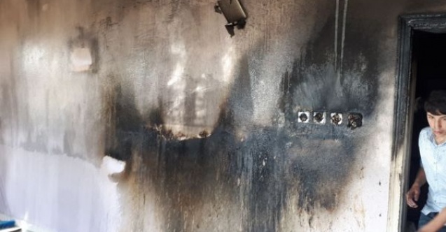 Elektrik kontağından çıkan yangın paniğe neden oldu