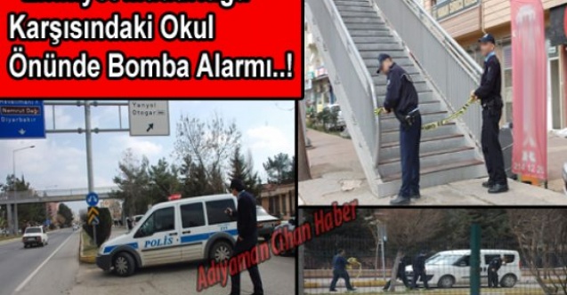 Emniyet Müdürlüğü Karşısı Okul Önünde Şüpheli Çanta Paniği