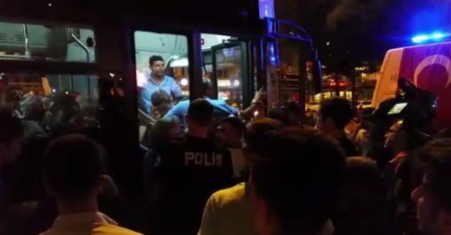 Halk otobüsünde yolcuları rahatsız eden şahıs gözaltına alındı
