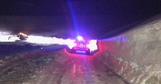Hastaya paletli ambulans yetişti