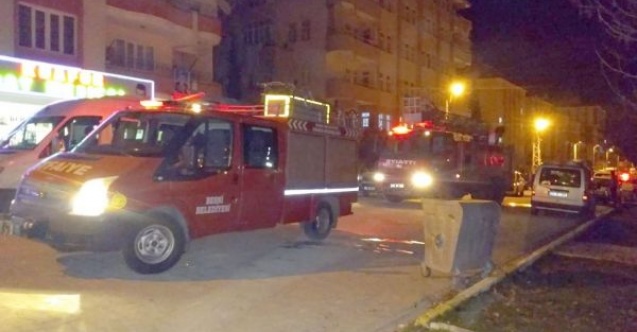 İkamette çıkan yangın paniğe neden oldu