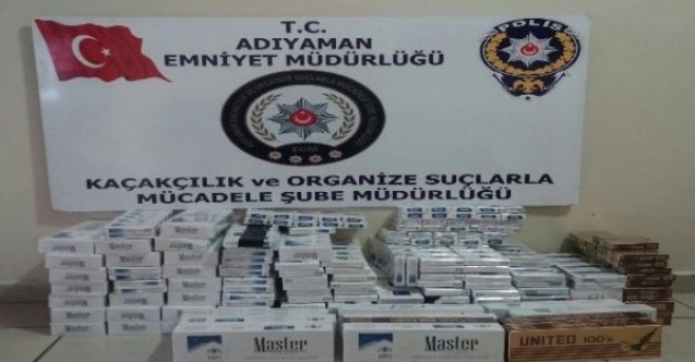 Kaçak sigara ele geçirildi
